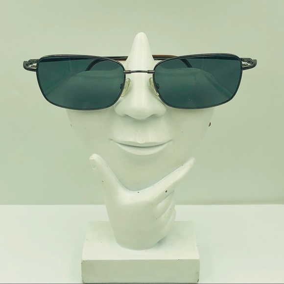 Chesterfield Gunmetal Oval Sunglasses Frames - Picture 1 of 4